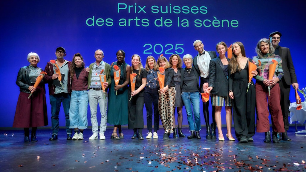 Cerimonia di premiazione dei Premi svizzeri per le arti dello spettacolo